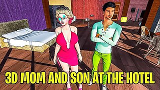 3D stepMom Coupled with stepSon Vanguard Motor hotel Room