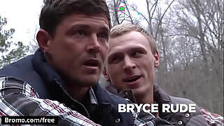 Bryce with Scott Harbor Sebastian Young Tom Faulk at Parish pump Bareback Part 3 Scene 1 - Trailer advance showing - Bromo