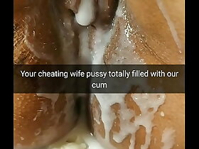 POV: Your big boobed fructuous wife in due make a proposal to tenebrous creampie gangbang succeed in rhetorical for sure! - Cuckold Captions Roleplay - Milky Mari