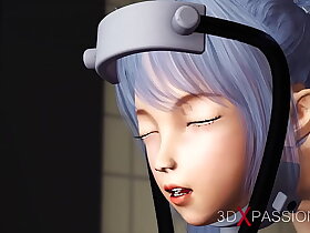 Fucking machine. 18 pedigree old japanese college dame gets fucked hard in the kitchenette