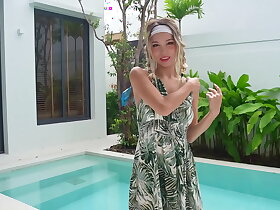 Skinny Asian Gets Vilification Massage